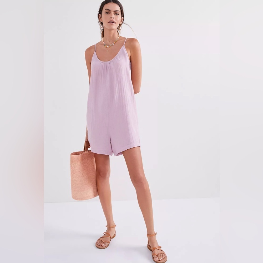 Daily Practice by Anthropologie Gauzy Lounge Romper